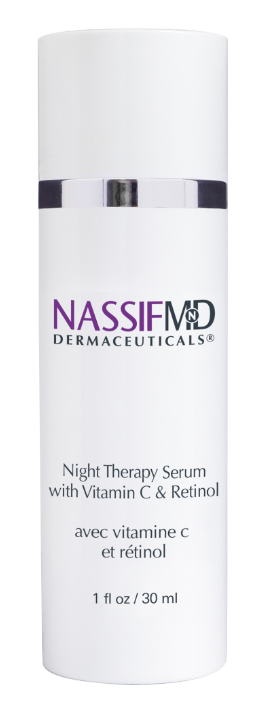 NASSIFMD Night Therapy Antioxidant Serum with Elasta-Derm C